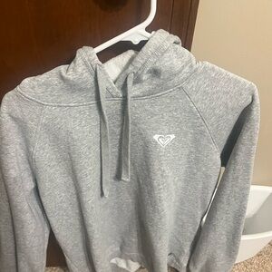 Roxy Gray Hoodie Sweater for Women